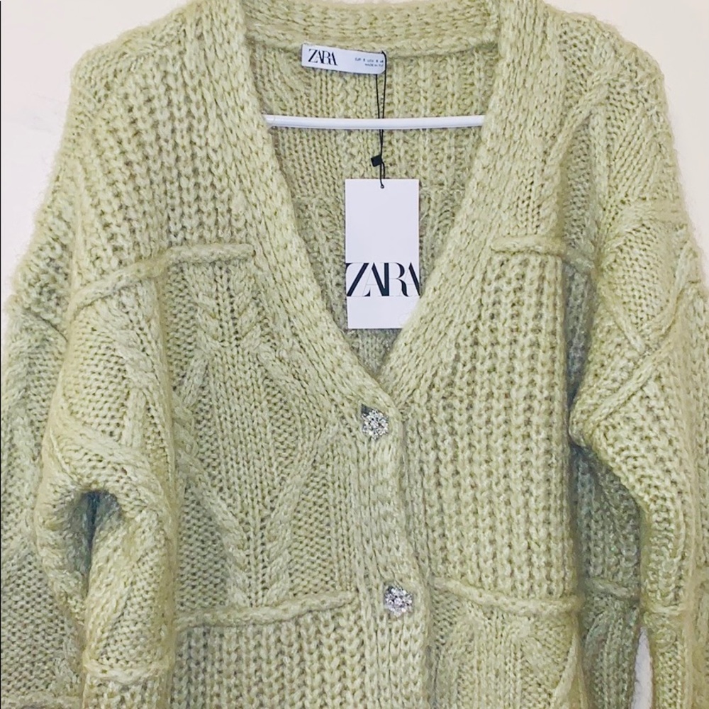 Zara patchwork cardigan